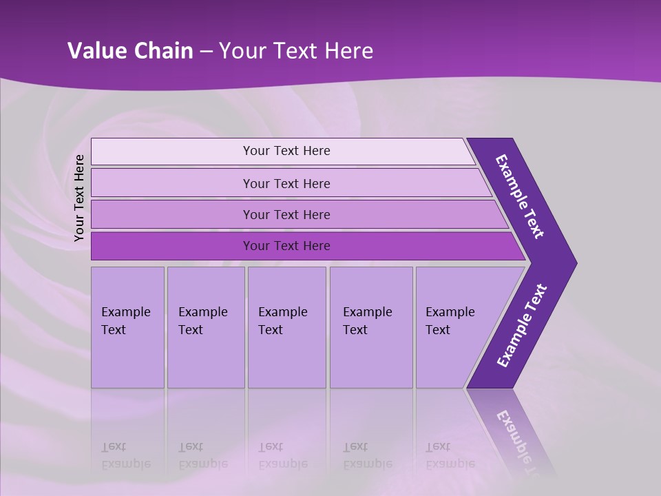 Blossom Rose Flower PowerPoint Template