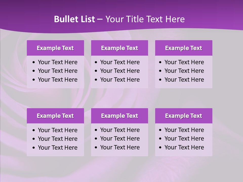 Blossom Rose Flower PowerPoint Template