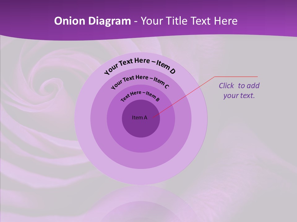 Blossom Rose Flower PowerPoint Template