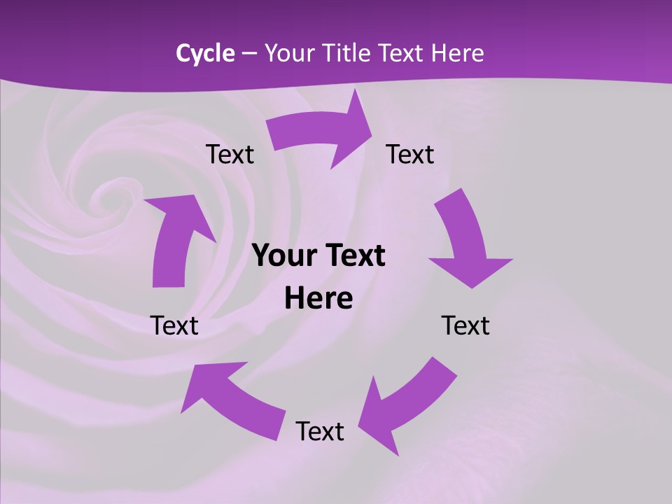 Blossom Rose Flower PowerPoint Template