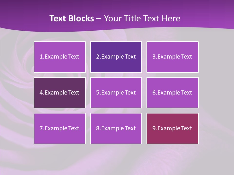 Blossom Rose Flower PowerPoint Template