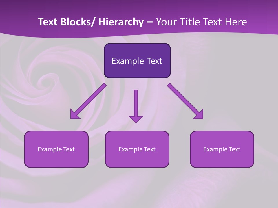 Blossom Rose Flower PowerPoint Template