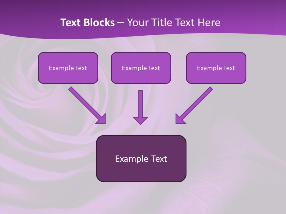 Blossom Rose Flower PowerPoint Template