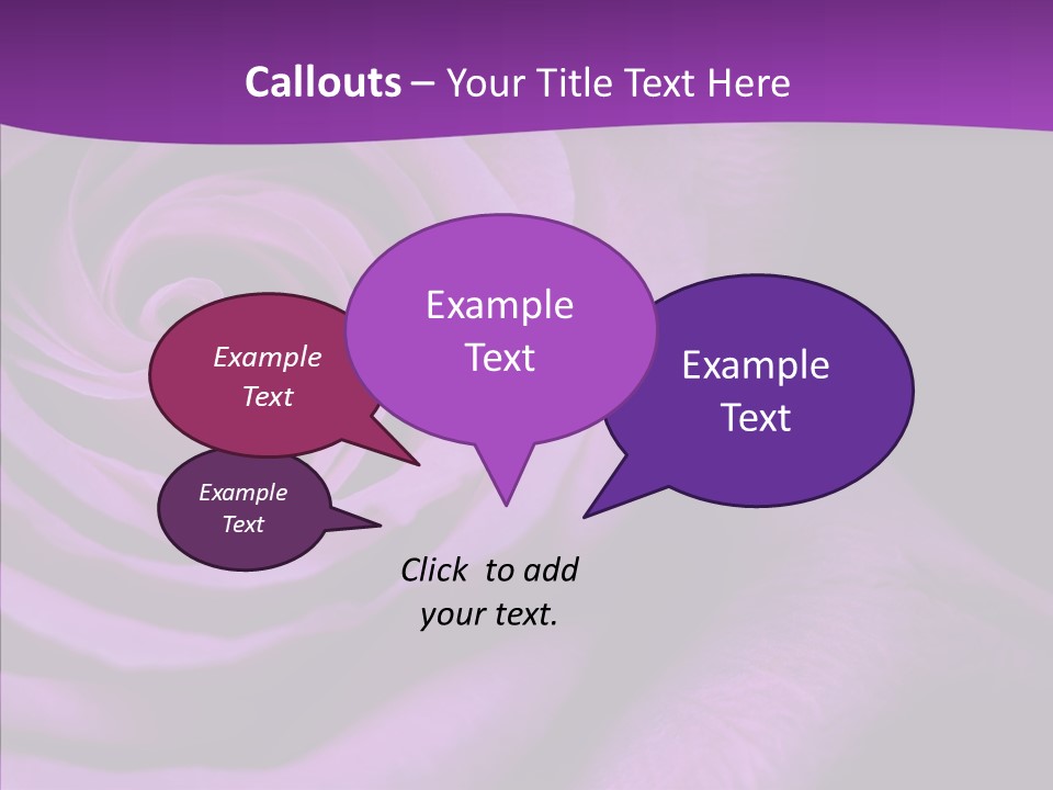 Blossom Rose Flower PowerPoint Template