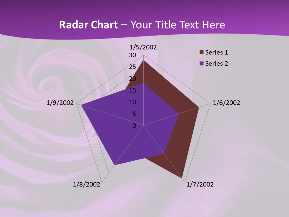 Blossom Rose Flower PowerPoint Template