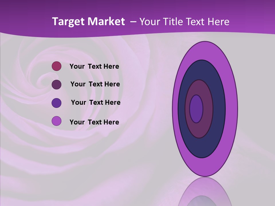 Blossom Rose Flower PowerPoint Template