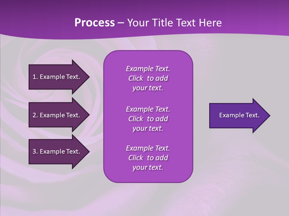 Blossom Rose Flower PowerPoint Template