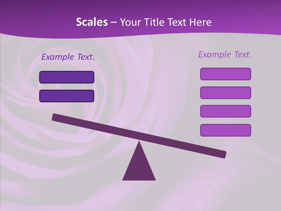 Blossom Rose Flower PowerPoint Template