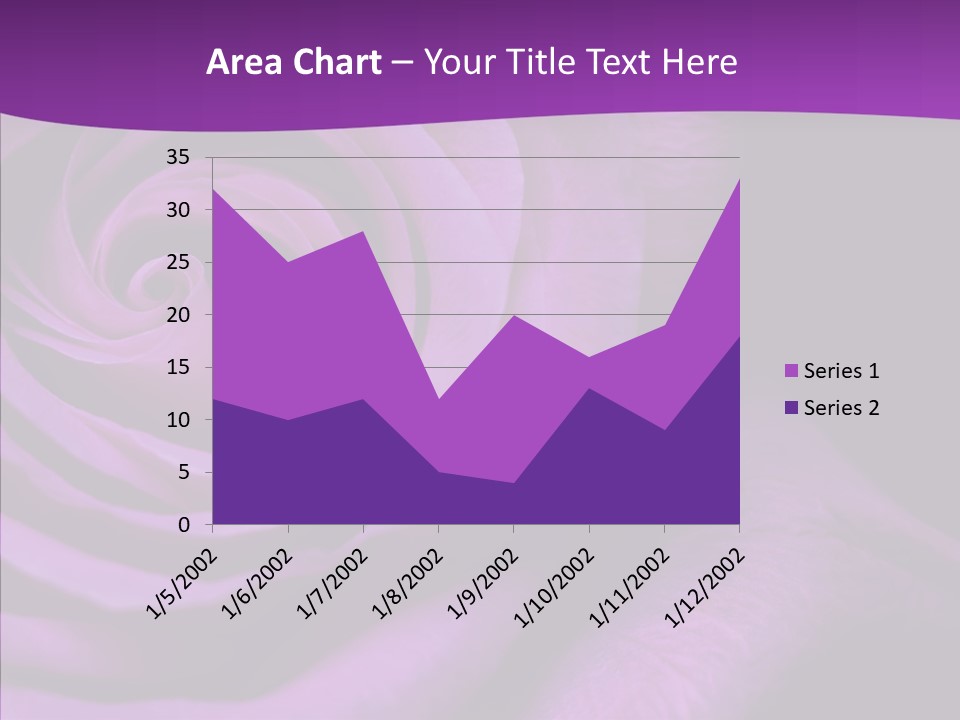 Blossom Rose Flower PowerPoint Template
