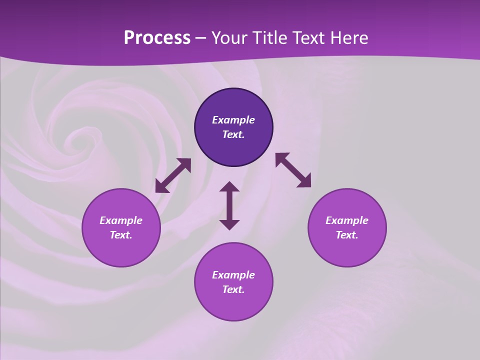 Blossom Rose Flower PowerPoint Template