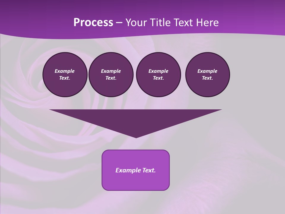 Blossom Rose Flower PowerPoint Template