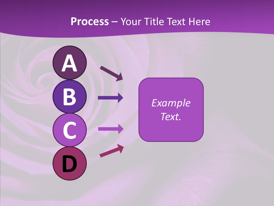 Blossom Rose Flower PowerPoint Template