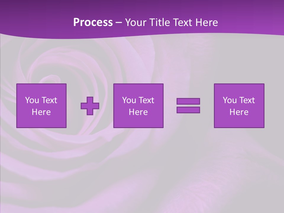 Blossom Rose Flower PowerPoint Template