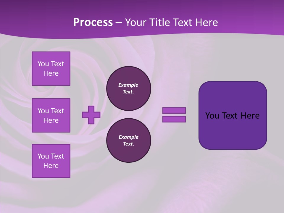 Blossom Rose Flower PowerPoint Template
