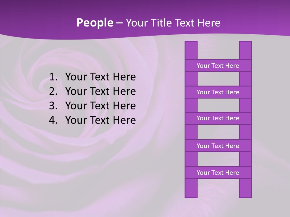 Blossom Rose Flower PowerPoint Template