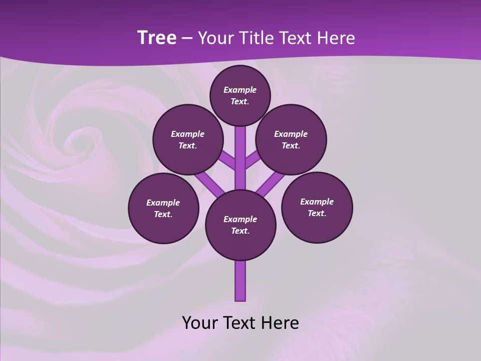 Blossom Rose Flower PowerPoint Template