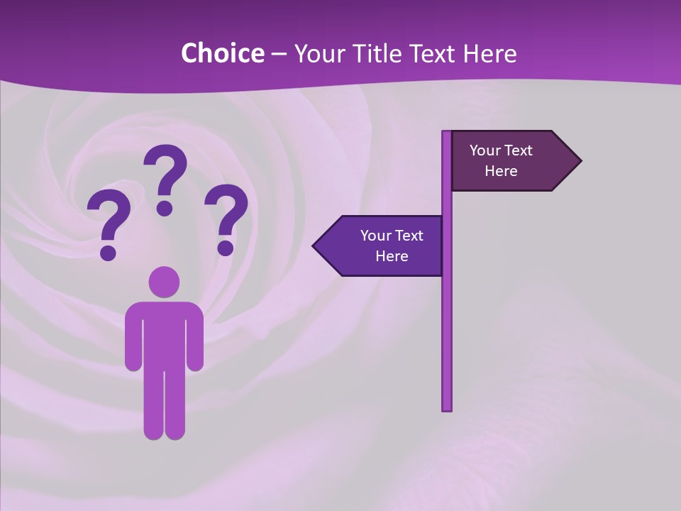 Blossom Rose Flower PowerPoint Template