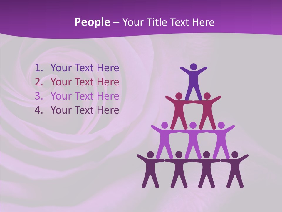 Blossom Rose Flower PowerPoint Template