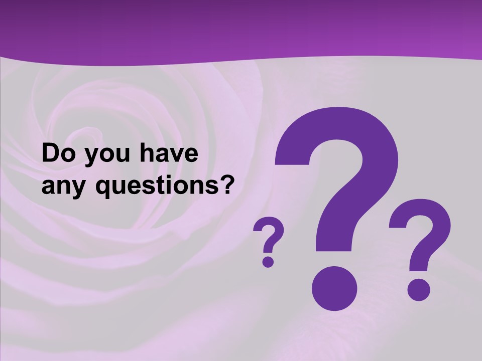 Blossom Rose Flower PowerPoint Template