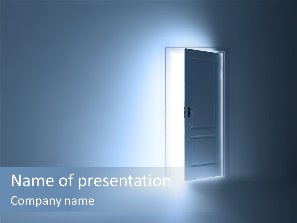 Idea Wall Light PowerPoint Template