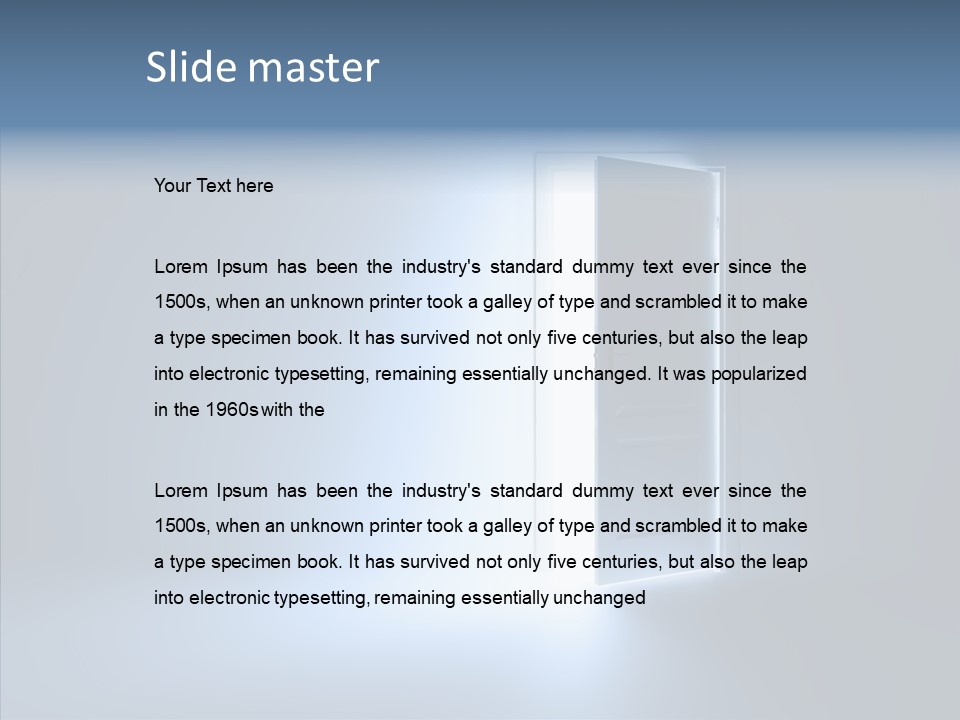 Idea Wall Light PowerPoint Template