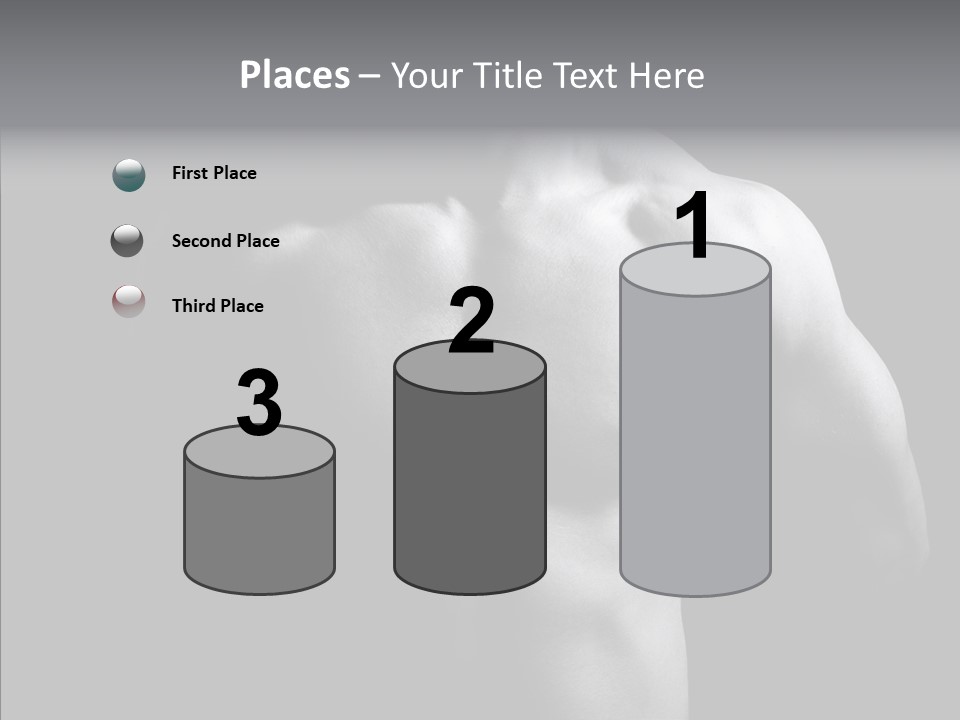 Shadow Chest Human PowerPoint Template