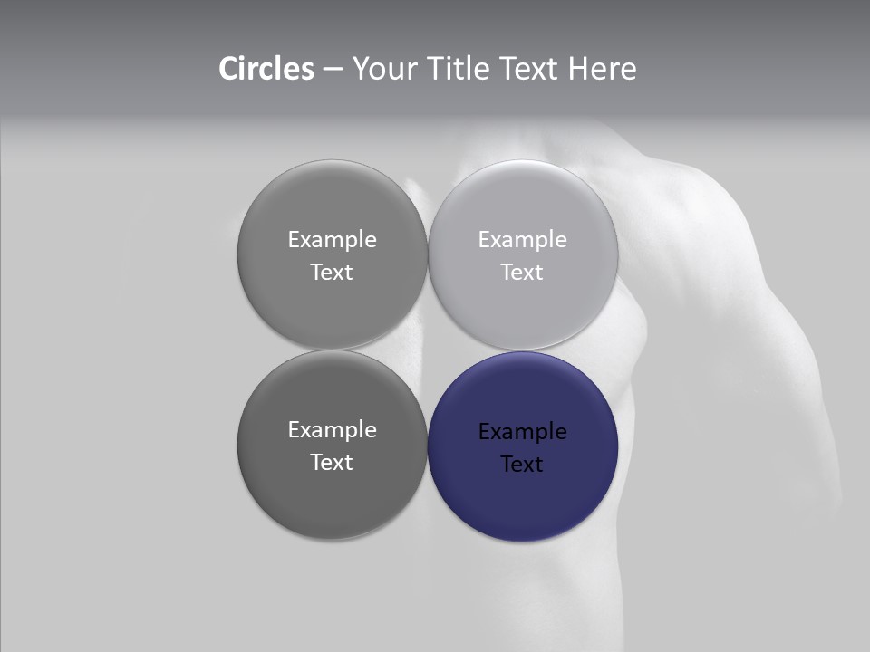 Shadow Chest Human PowerPoint Template