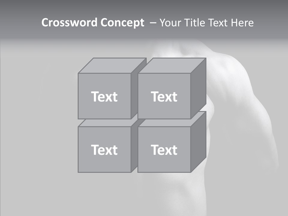 Shadow Chest Human PowerPoint Template