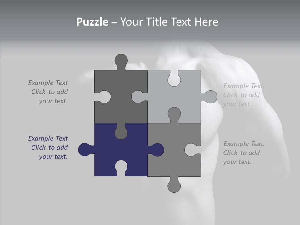 Shadow Chest Human PowerPoint Template