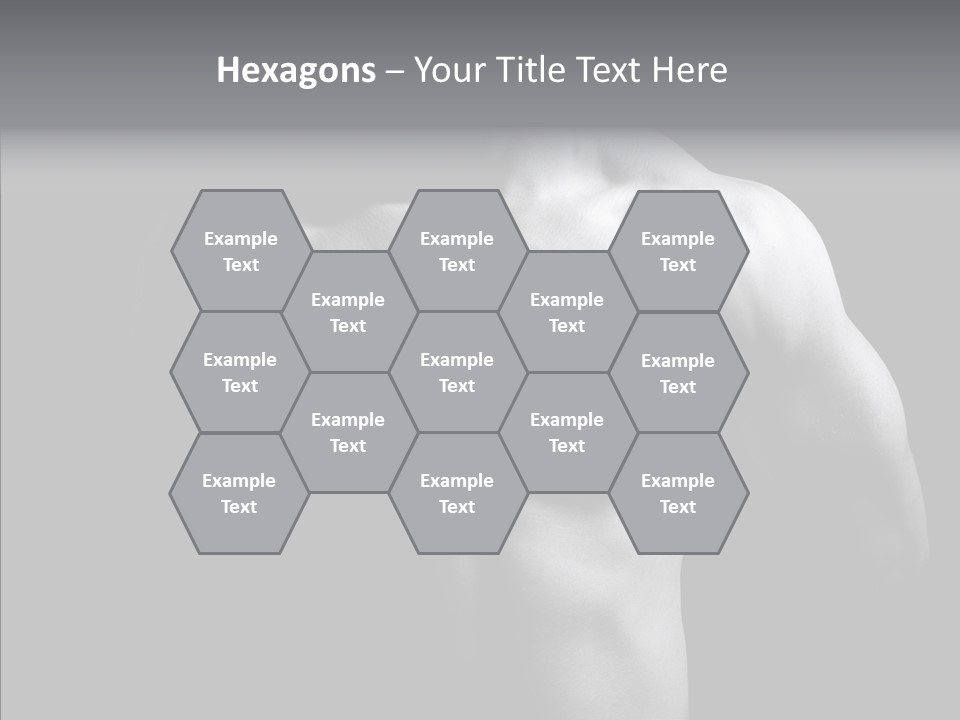 Shadow Chest Human PowerPoint Template