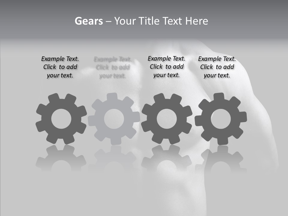 Shadow Chest Human PowerPoint Template