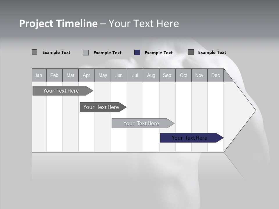 Shadow Chest Human PowerPoint Template