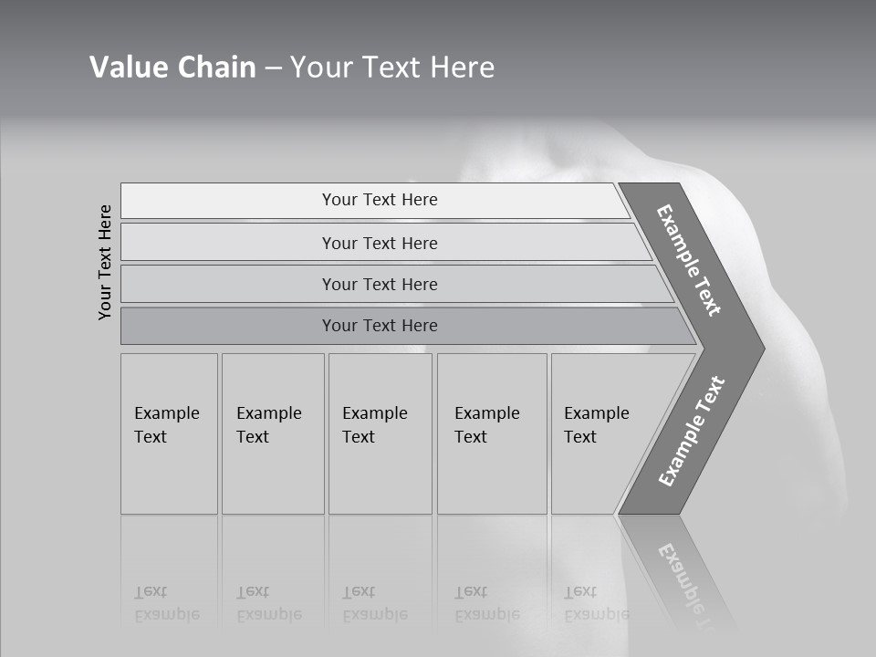 Shadow Chest Human PowerPoint Template