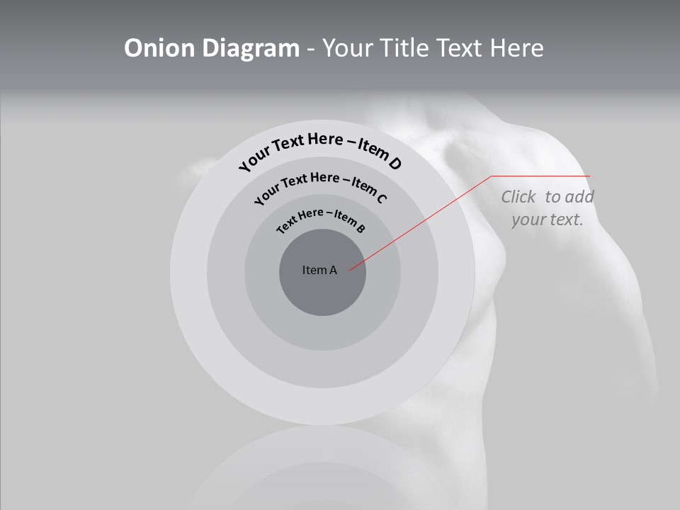 Shadow Chest Human PowerPoint Template