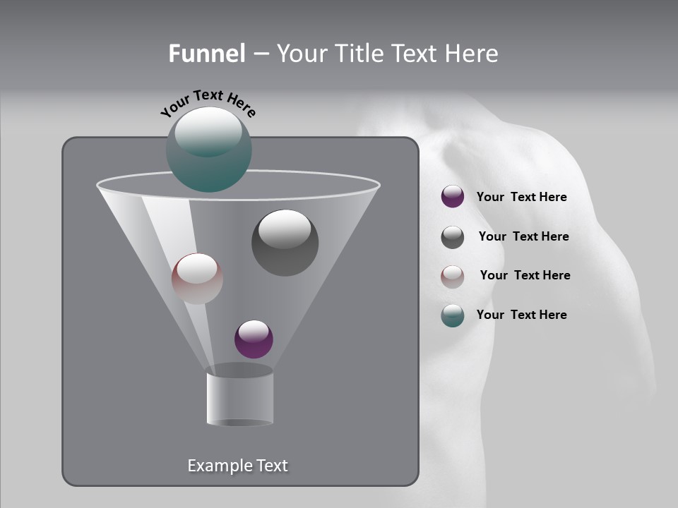 Shadow Chest Human PowerPoint Template