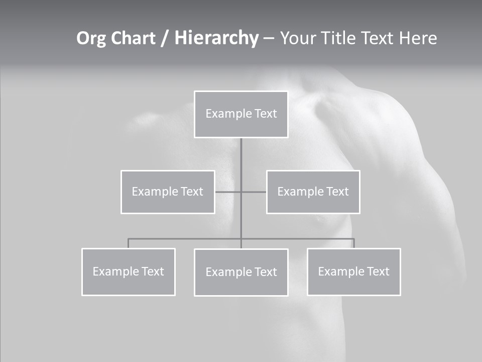 Shadow Chest Human PowerPoint Template