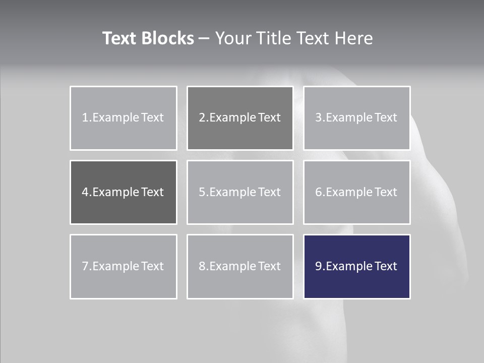 Shadow Chest Human PowerPoint Template