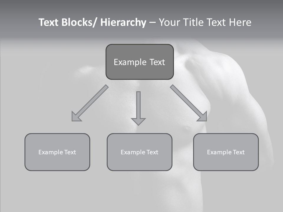 Shadow Chest Human PowerPoint Template