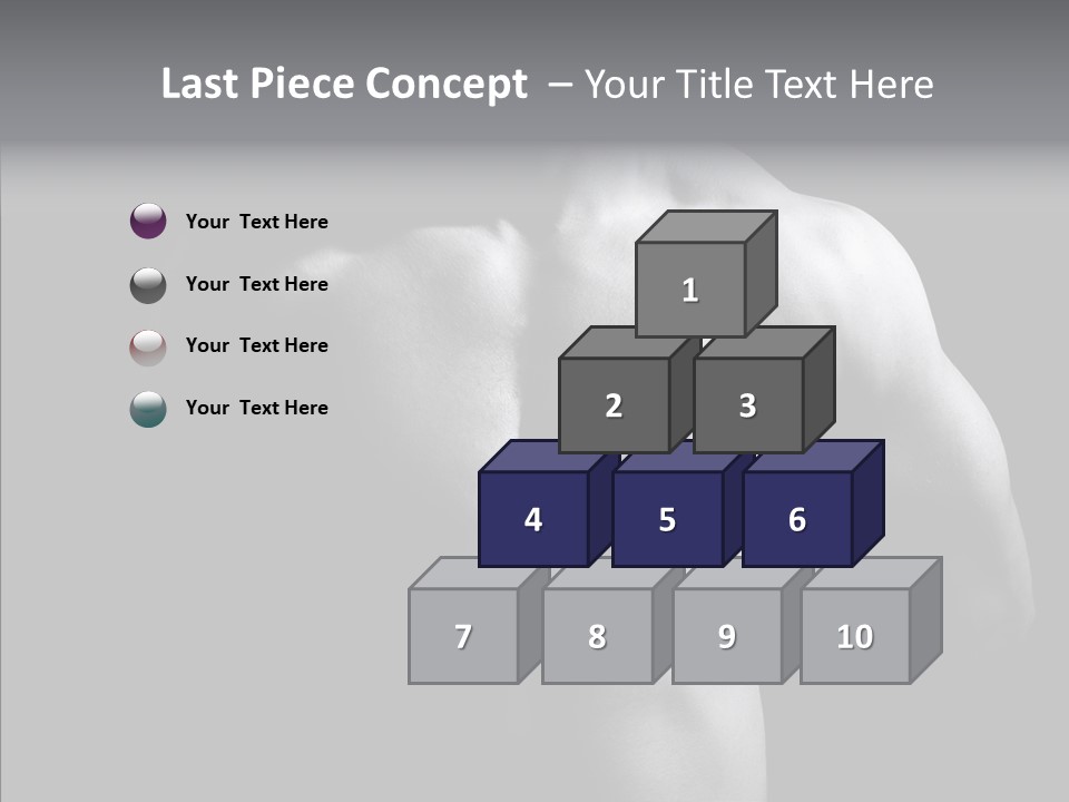 Shadow Chest Human PowerPoint Template