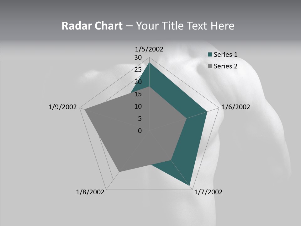 Shadow Chest Human PowerPoint Template