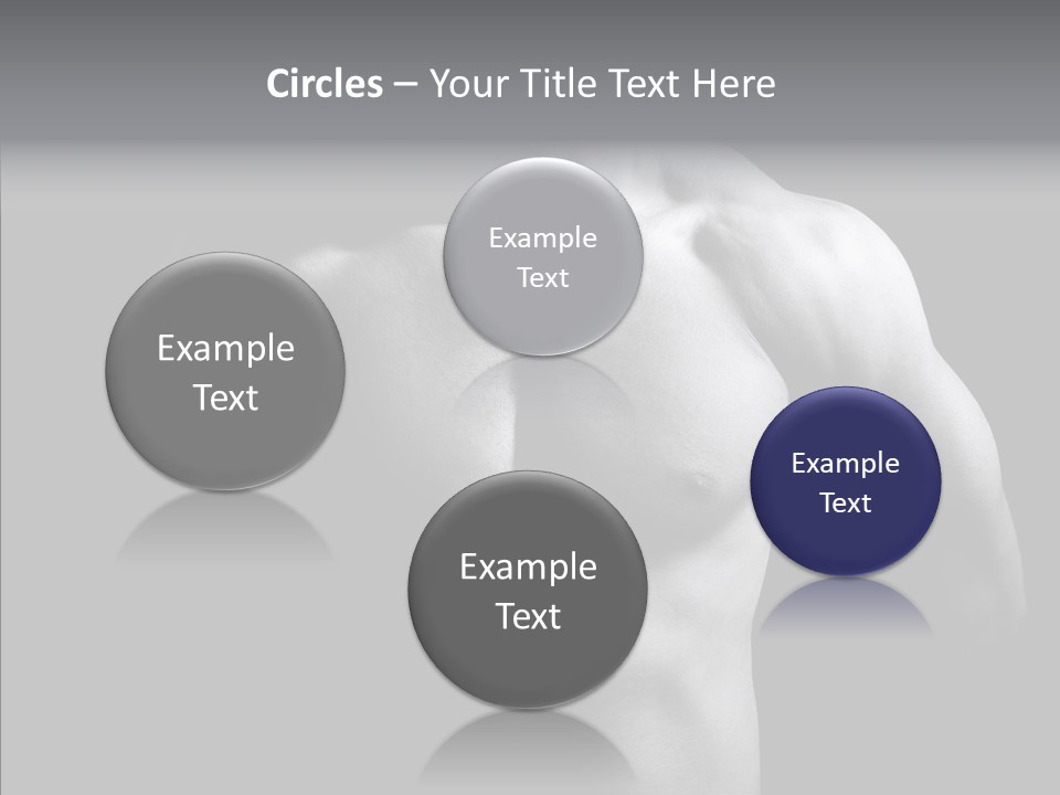 Shadow Chest Human PowerPoint Template