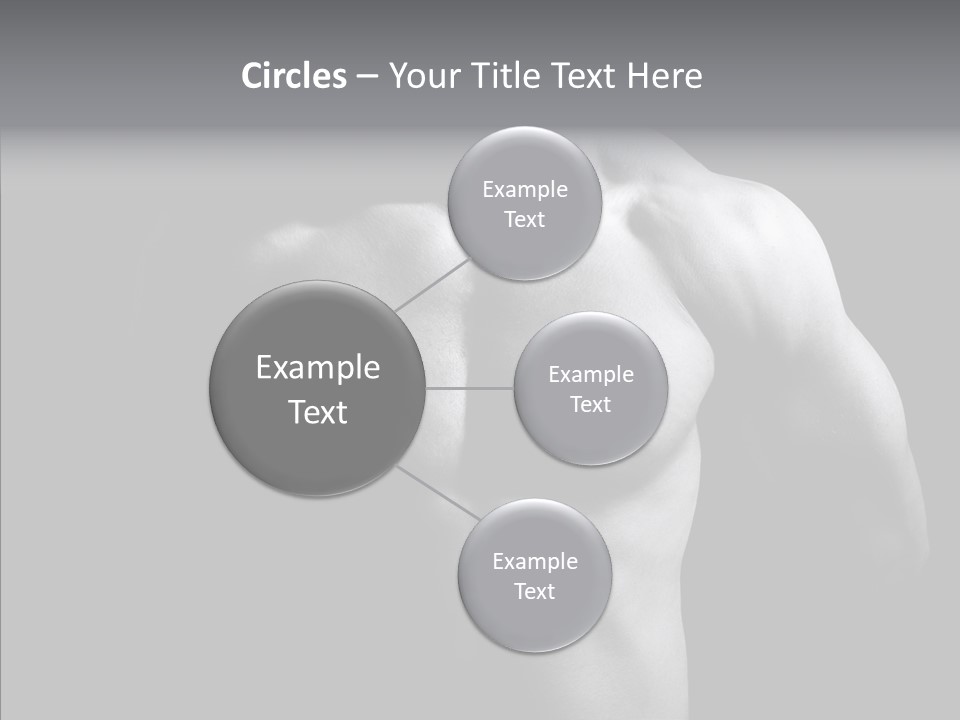 Shadow Chest Human PowerPoint Template