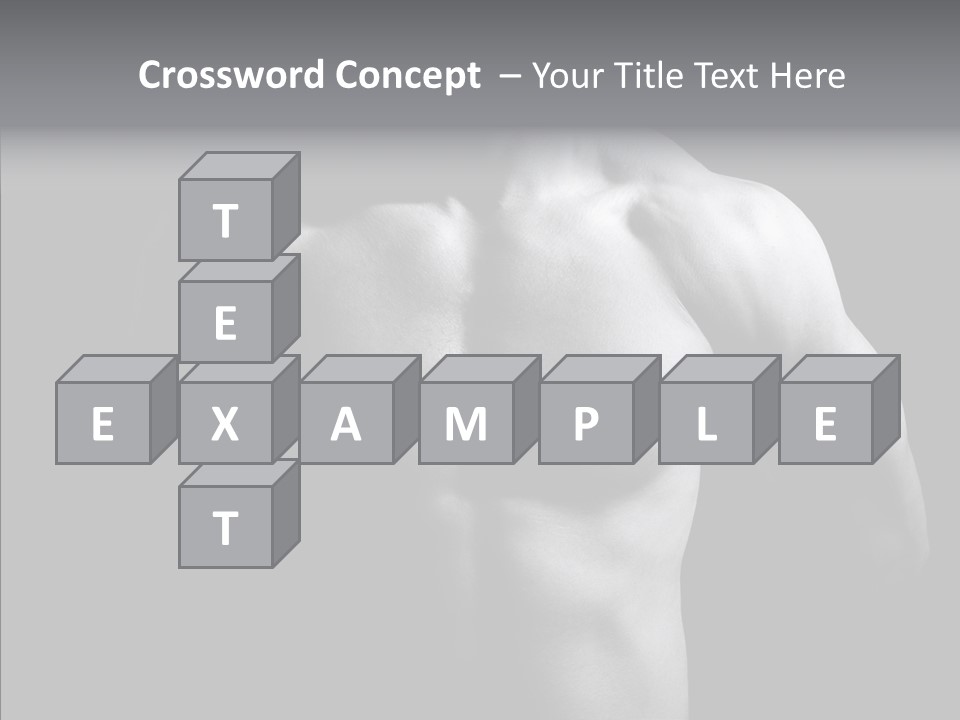 Shadow Chest Human PowerPoint Template