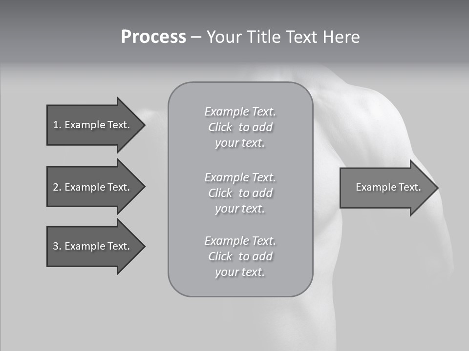 Shadow Chest Human PowerPoint Template