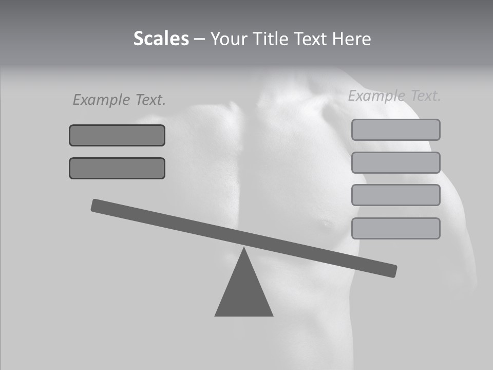 Shadow Chest Human PowerPoint Template
