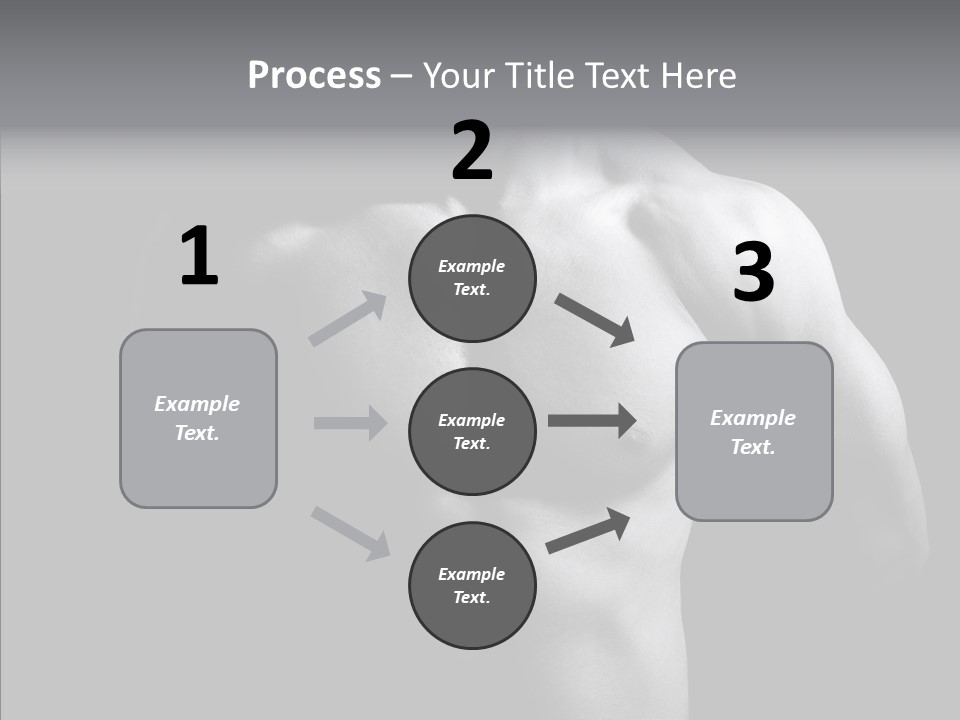 Shadow Chest Human PowerPoint Template