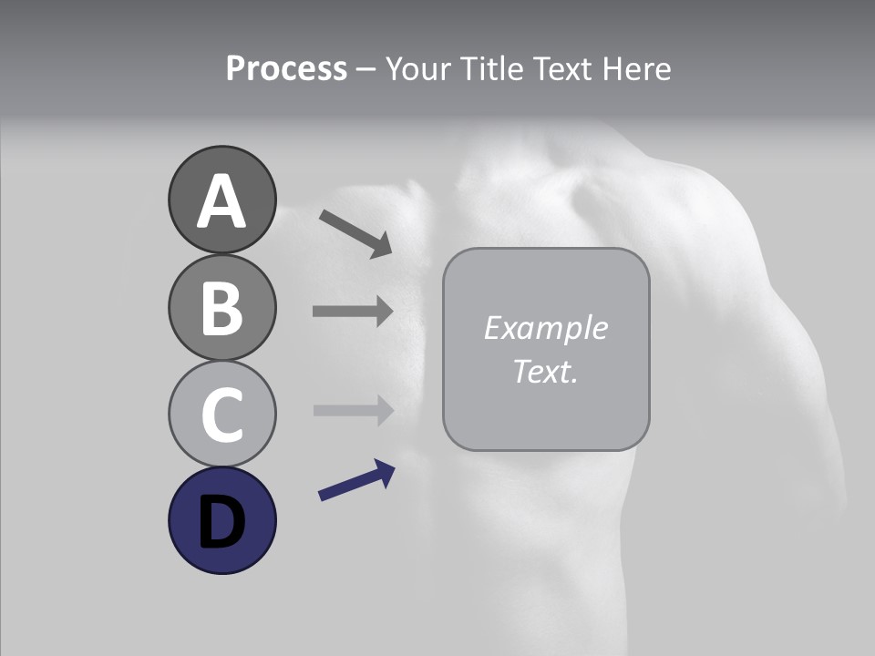 Shadow Chest Human PowerPoint Template