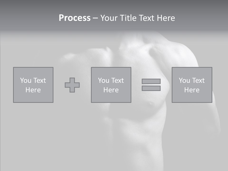 Shadow Chest Human PowerPoint Template