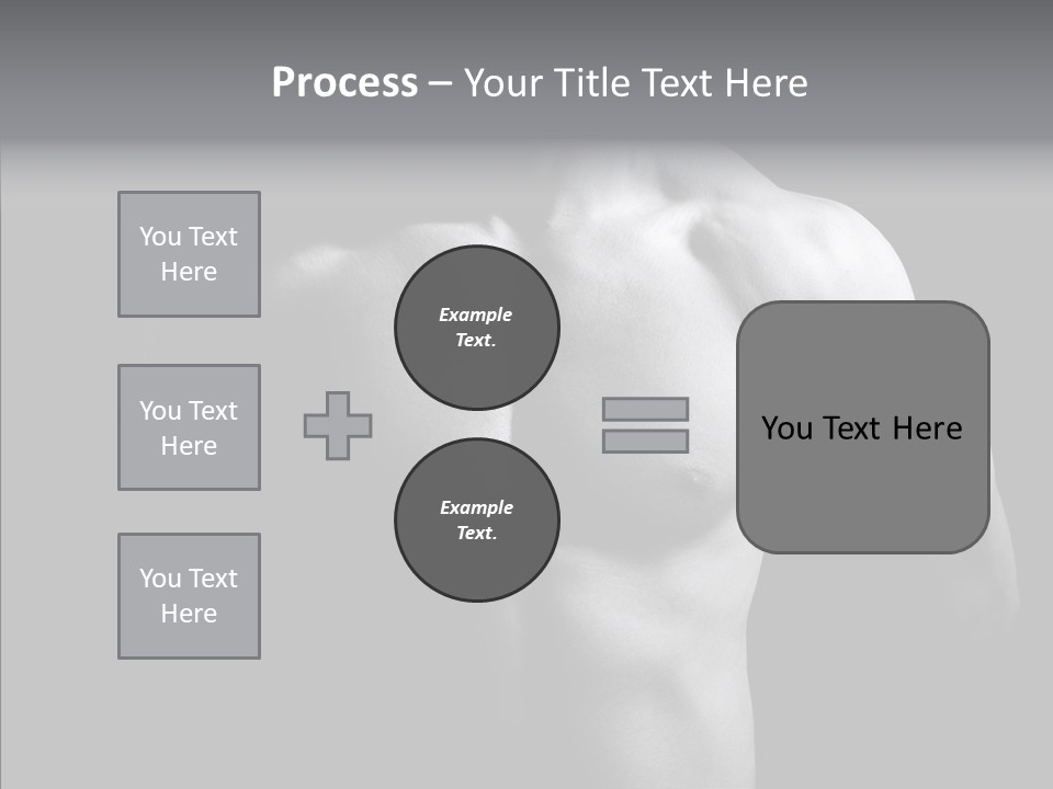 Shadow Chest Human PowerPoint Template