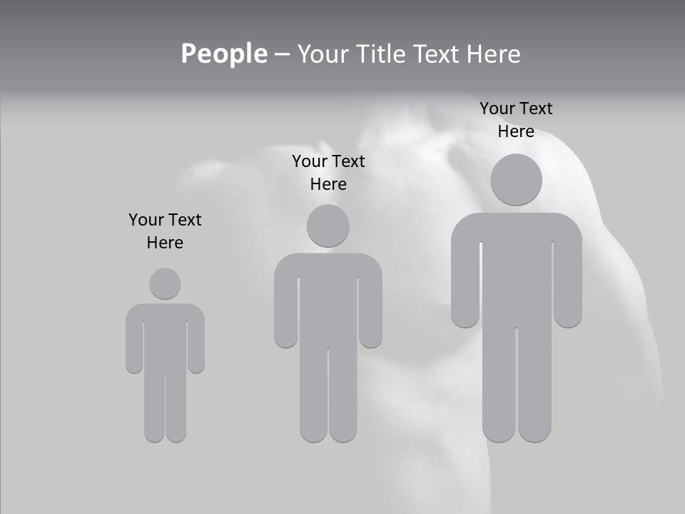 Shadow Chest Human PowerPoint Template